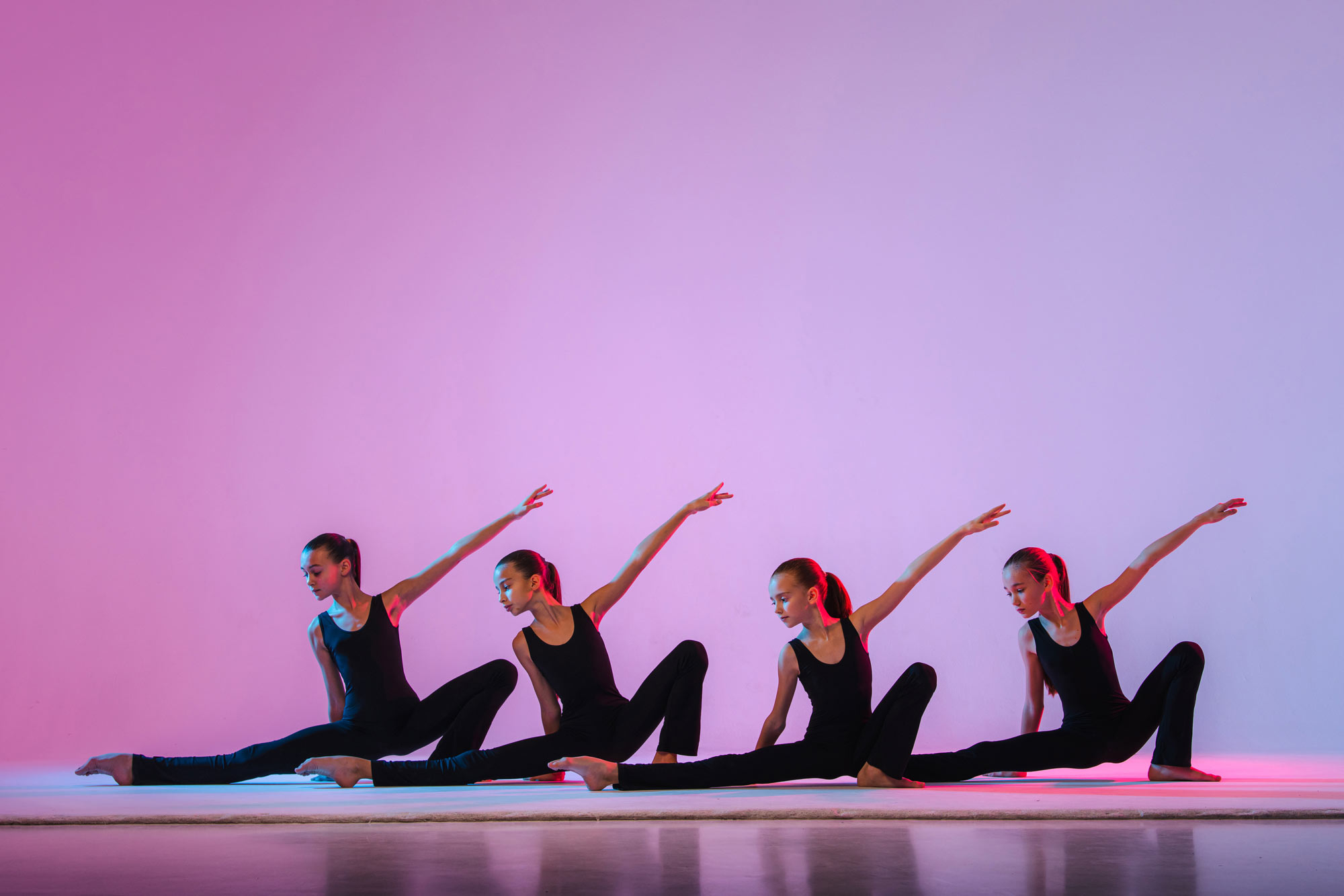 Barn dansar balett